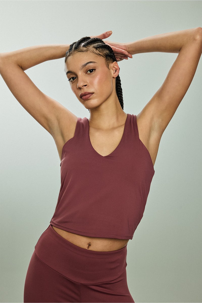 DeFacto Red Woman Crew Neck Bra Casual - Image 1